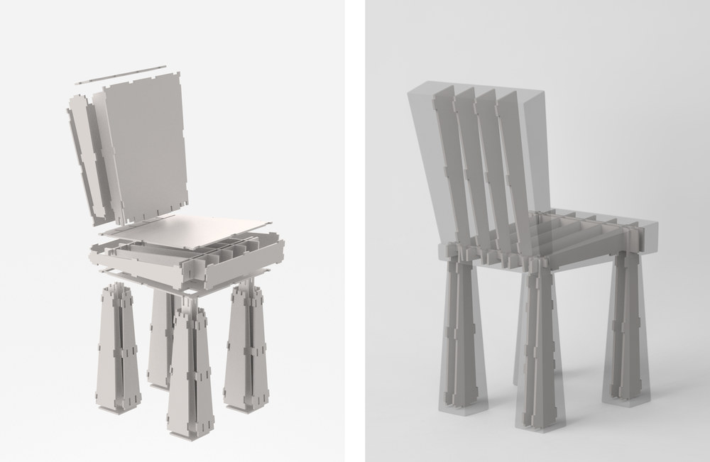Dream chair, 3D model