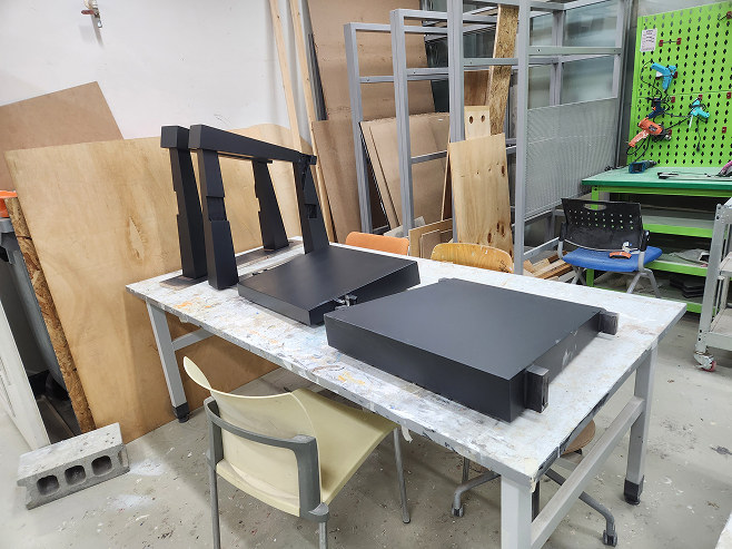 Dream lounge chair, After painting